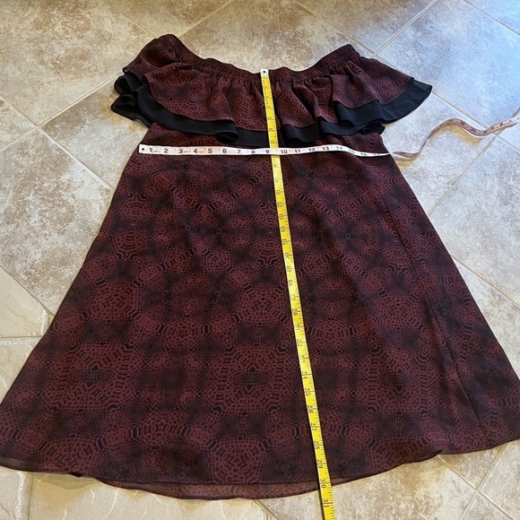 🆕 Sam Edelman off shoulder snake print knee length pullover shift dress … - Picture 5 of 10